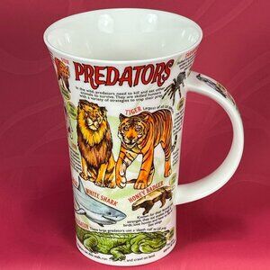 rare DUNOON PREDATORS tall coffee mug